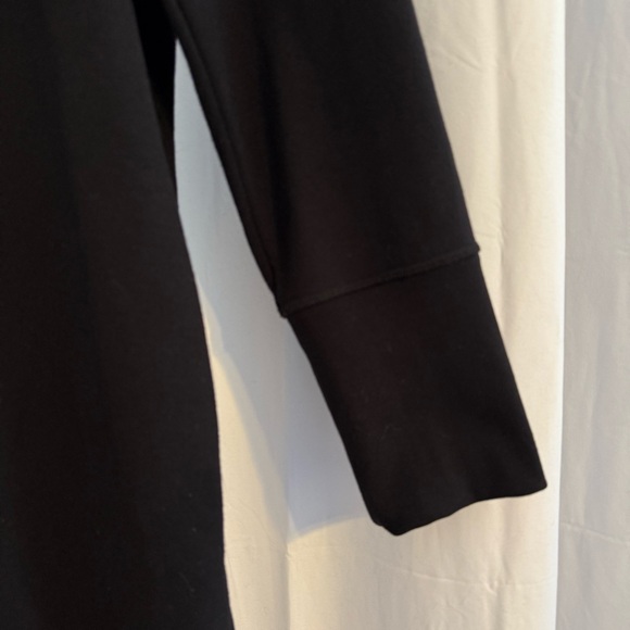 Athleta Bounce Back Sweatshirt Dress Black Long Sleeve Casual XL - Picture 8 of 15